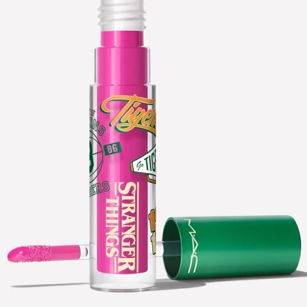 Mac X Stranger Things Lipglass Wild Wheeler